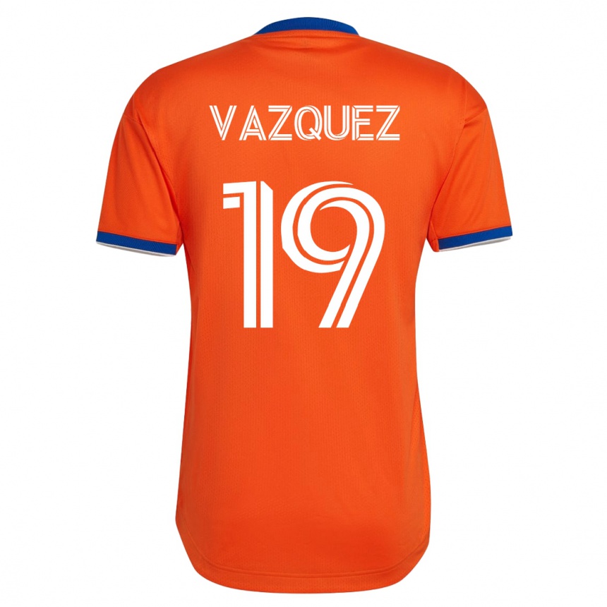 Herren Fußball Brandon Vazquez #19 Weiß Auswärtstrikot Trikot 2023/24 T-Shirt Luxemburg