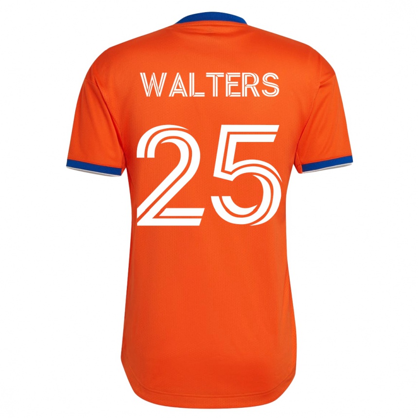 Herren Fußball Paul Walters #25 Weiß Auswärtstrikot Trikot 2023/24 T-Shirt Luxemburg