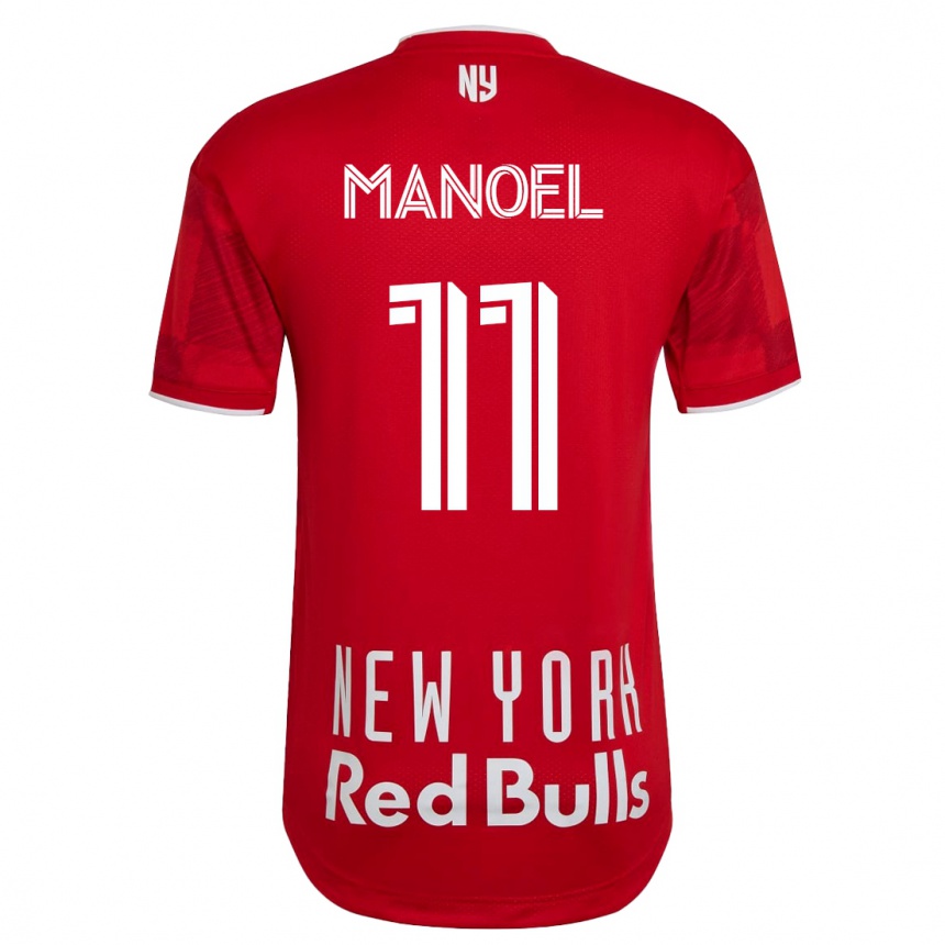 Herren Fußball Elias Manoel #11 Beige-Gold Auswärtstrikot Trikot 2023/24 T-Shirt Luxemburg