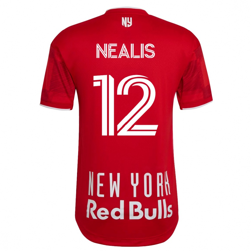 Herren Fußball Dylan Nealis #12 Beige-Gold Auswärtstrikot Trikot 2023/24 T-Shirt Luxemburg