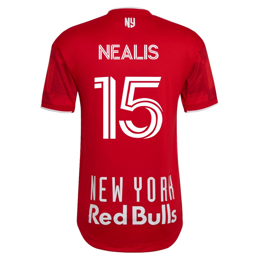 Herren Fußball Sean Nealis #15 Beige-Gold Auswärtstrikot Trikot 2023/24 T-Shirt Luxemburg