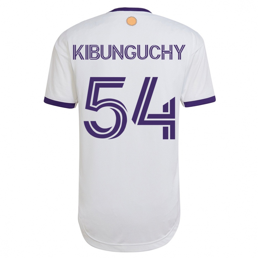 Herren Fußball Nabi Kibunguchy #54 Weiß Auswärtstrikot Trikot 2023/24 T-Shirt Luxemburg
