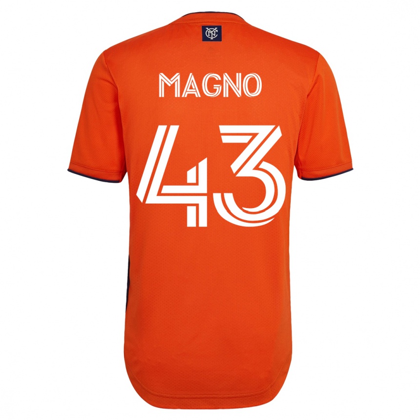 Herren Fußball Talles Magno #43 Schwarz Auswärtstrikot Trikot 2023/24 T-Shirt Luxemburg