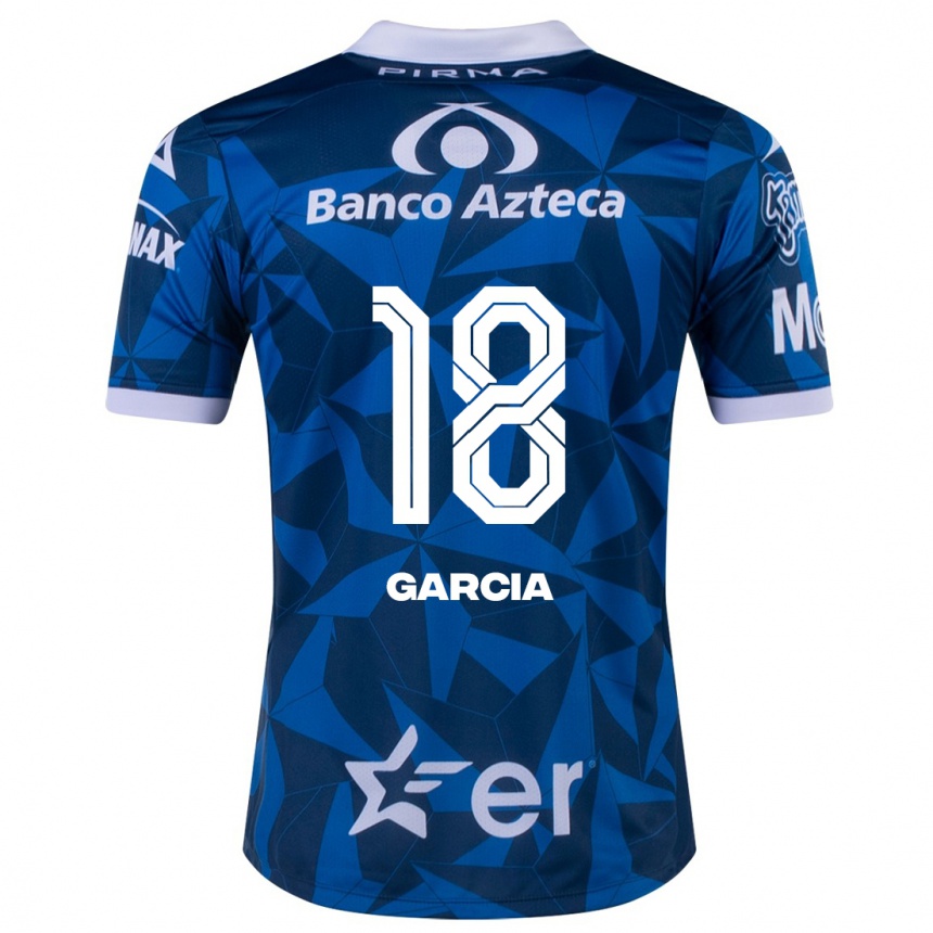 Herren Fußball Luis García #18 Blau Auswärtstrikot Trikot 2023/24 T-Shirt Luxemburg