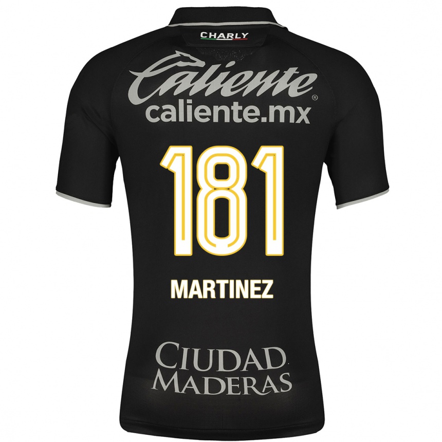 Herren Fußball Irving Martínez #181 Schwarz Auswärtstrikot Trikot 2023/24 T-Shirt Luxemburg