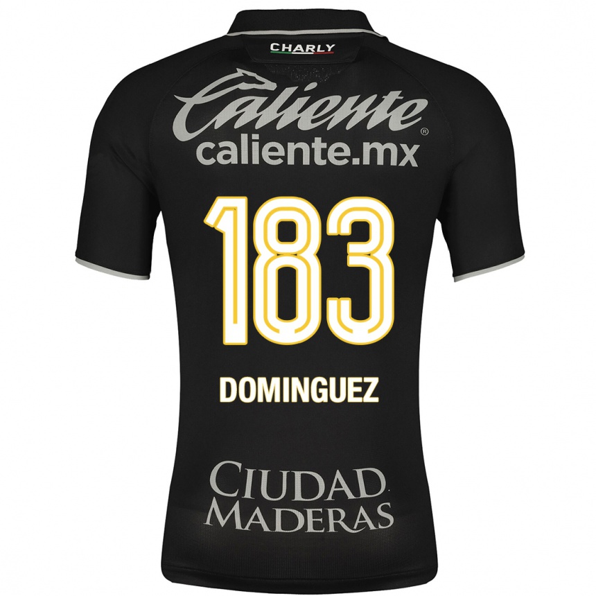 Herren Fußball Jesús Domínguez #183 Schwarz Auswärtstrikot Trikot 2023/24 T-Shirt Luxemburg