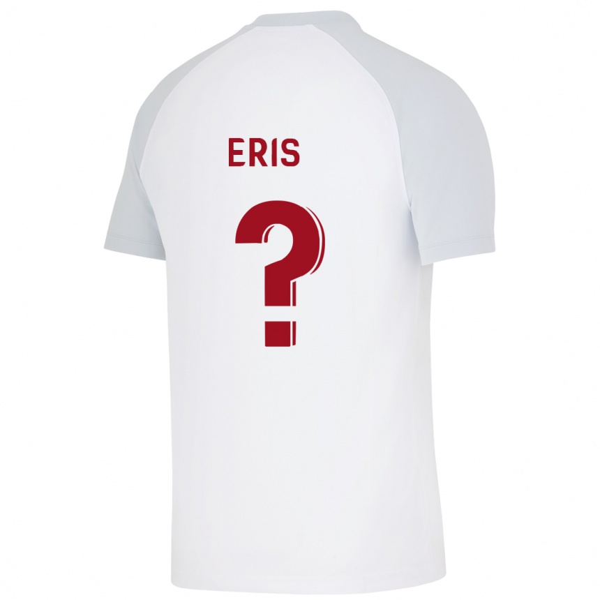 Herren Fußball Efe Eris #0 Weiß Auswärtstrikot Trikot 2023/24 T-Shirt Luxemburg