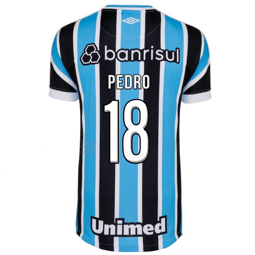 Damen Fußball João Pedro #18 Blau Heimtrikot Trikot 2023/24 T-Shirt Luxemburg