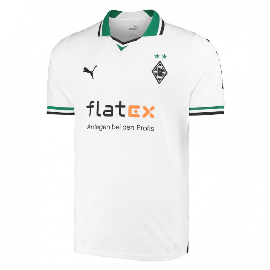 Damen Fußball Fabio Chiarodia #2 Weiß Grün Heimtrikot Trikot 2023/24 T-Shirt Luxemburg