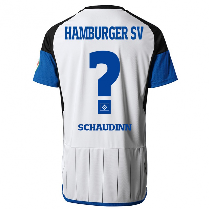 Damen Fußball Timo Schaudinn #0 Weiß Heimtrikot Trikot 2023/24 T-Shirt Luxemburg
