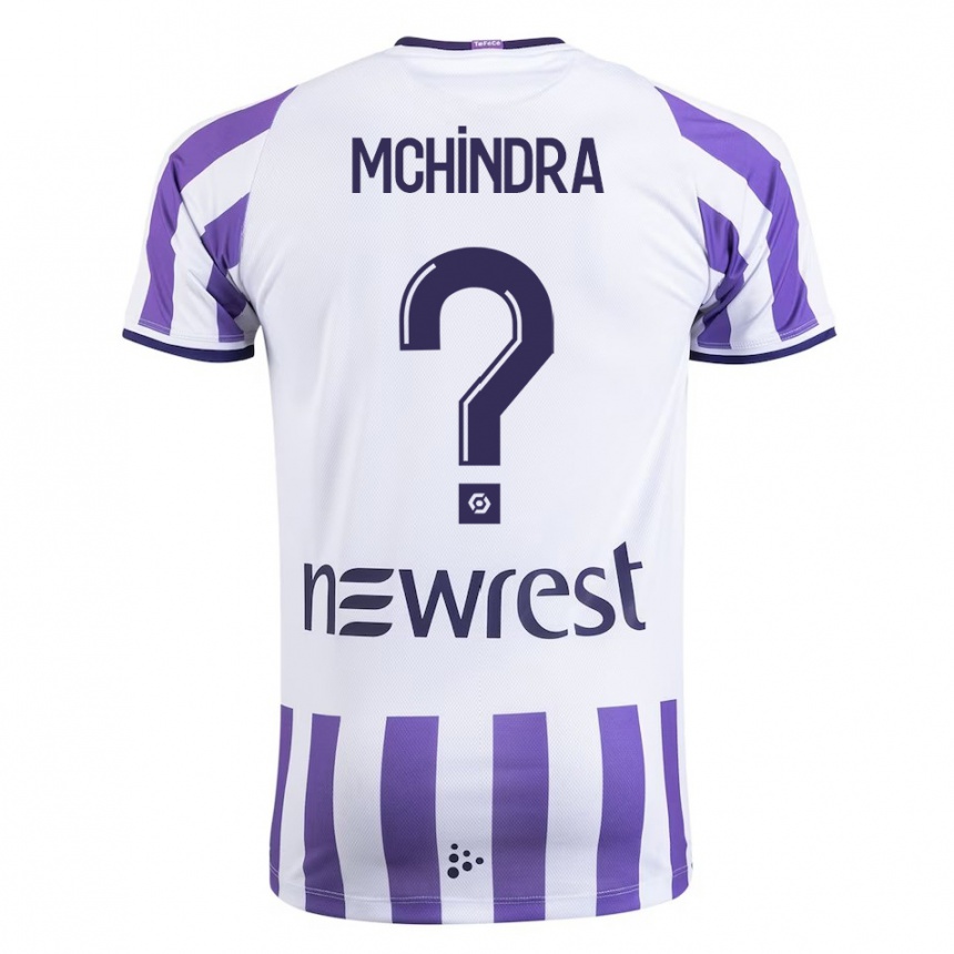 Damen Fußball Naime Said Mchindra #0 Weiß Heimtrikot Trikot 2023/24 T-Shirt Luxemburg