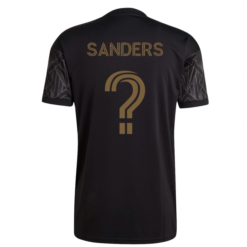 Damen Fußball Adrian Sanders #0 Schwarz Heimtrikot Trikot 2023/24 T-Shirt Luxemburg