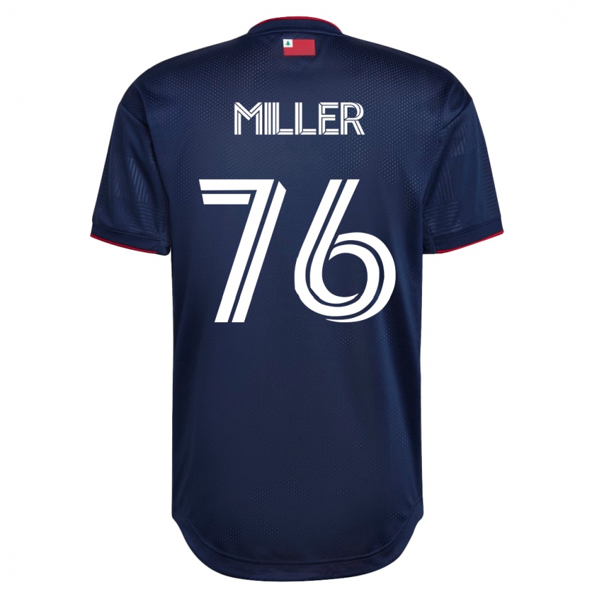 Damen Fußball Peyton Miller #76 Marine Heimtrikot Trikot 2023/24 T-Shirt Luxemburg