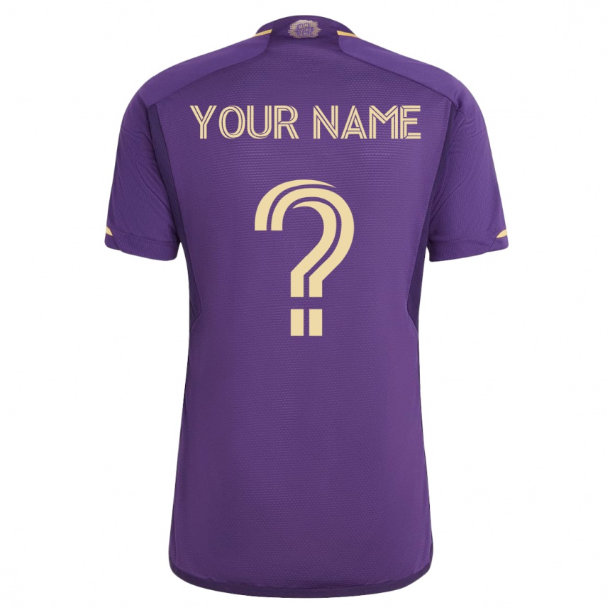 Damen Fußball Ihren Namen #0 Violett Heimtrikot Trikot 2023/24 T-Shirt Luxemburg