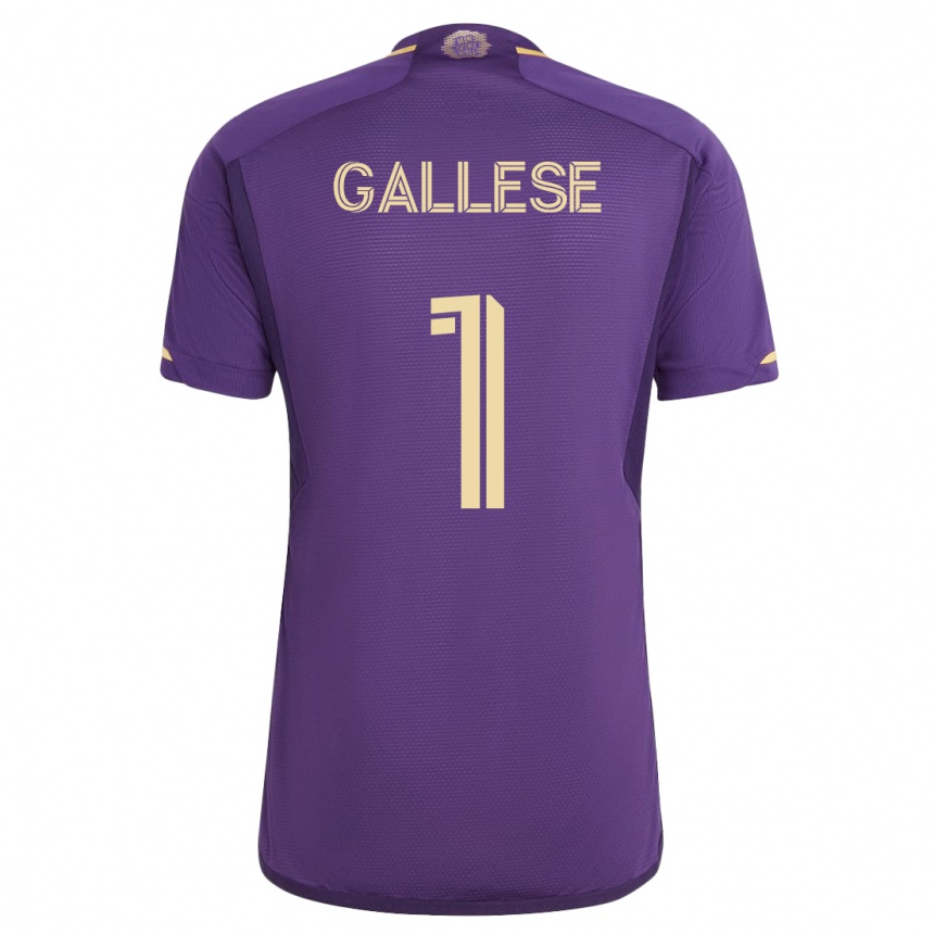 Damen Fußball Pedro Gallese #1 Violett Heimtrikot Trikot 2023/24 T-Shirt Luxemburg