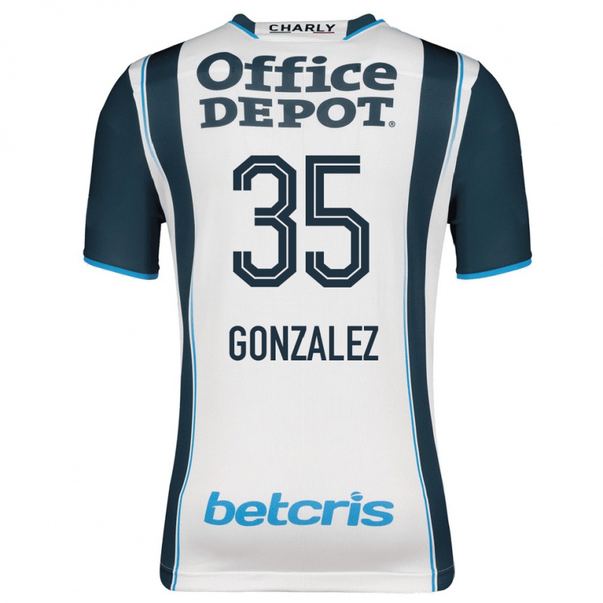 Damen Fußball Bryan González #35 Marine Heimtrikot Trikot 2023/24 T-Shirt Luxemburg