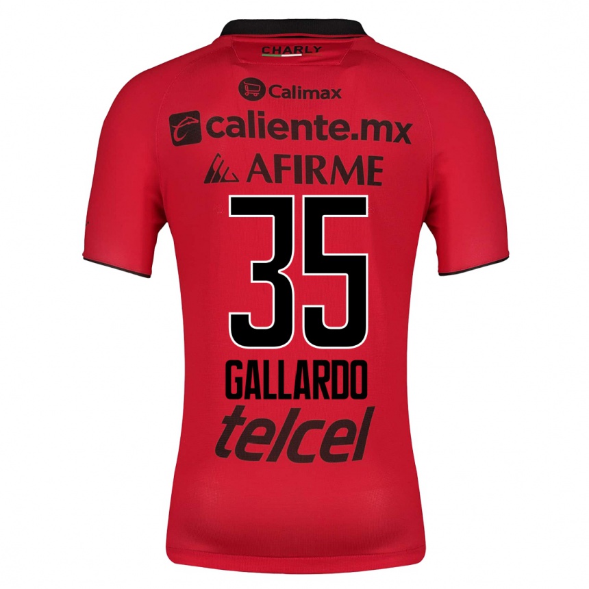 Damen Fußball Gloriaisabel Gallardo #35 Rot Heimtrikot Trikot 2023/24 T-Shirt Luxemburg
