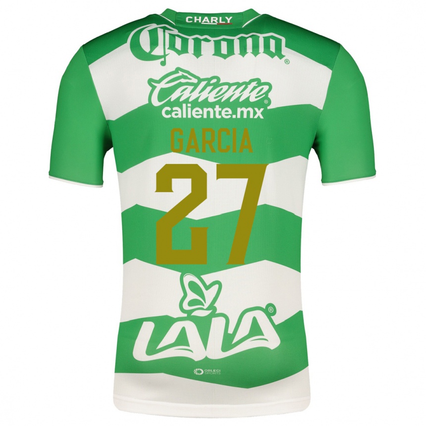 Damen Fußball Joel García #27 Grün Heimtrikot Trikot 2023/24 T-Shirt Luxemburg