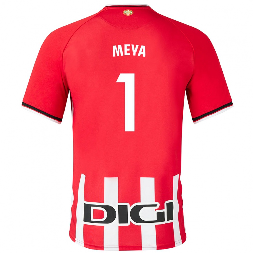Damen Fußball Aina Meya Bellot #1 Rot Heimtrikot Trikot 2023/24 T-Shirt Luxemburg