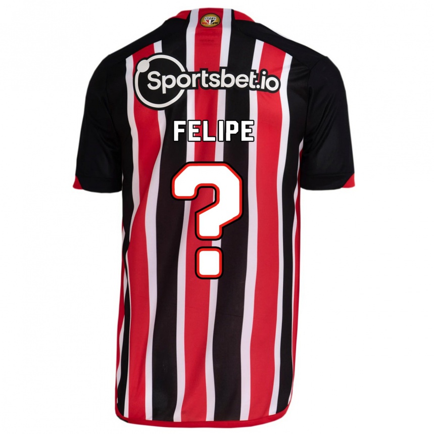 Damen Fußball Luis Felipe #0 Blau Rot Auswärtstrikot Trikot 2023/24 T-Shirt Luxemburg