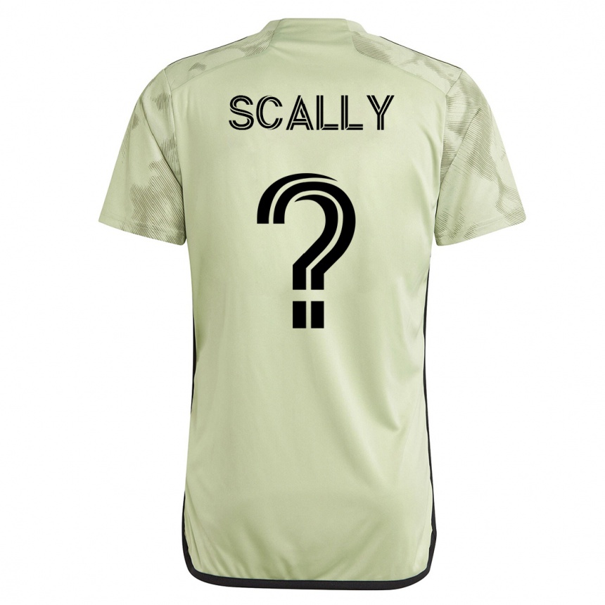 Damen Fußball Ethan Scally #0 Grün Auswärtstrikot Trikot 2023/24 T-Shirt Luxemburg