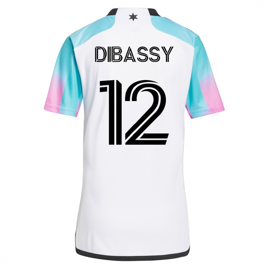 Damen Fußball Bakaye Dibassy #12 Weiß Auswärtstrikot Trikot 2023/24 T-Shirt Luxemburg
