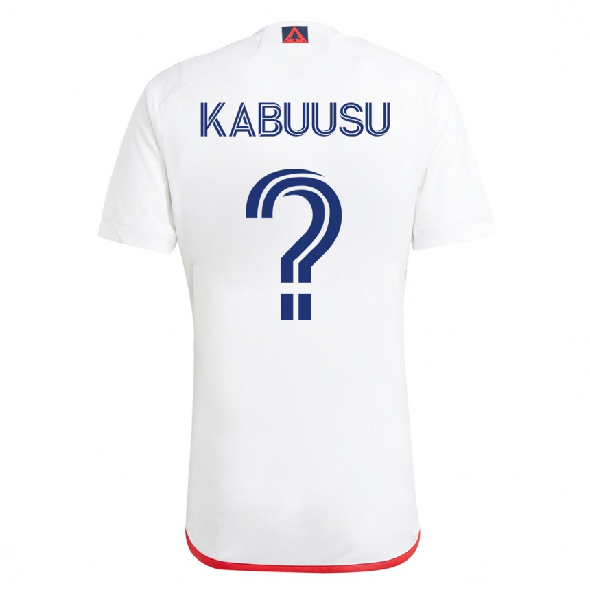 Damen Fußball Jamie Kabuusu #0 Weiß Rot Auswärtstrikot Trikot 2023/24 T-Shirt Luxemburg