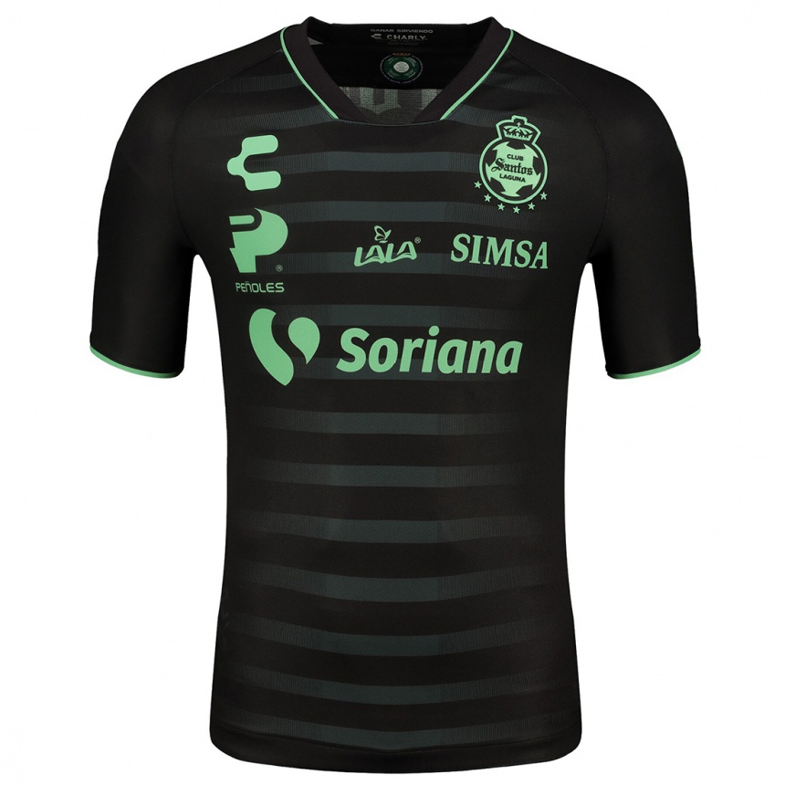 Damen Fußball Alejandro Gómez #4 Schwarz Auswärtstrikot Trikot 2023/24 T-Shirt Luxemburg