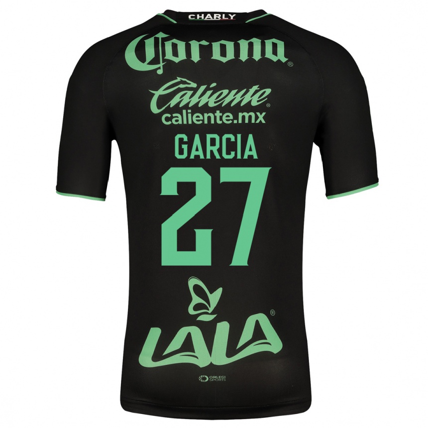 Damen Fußball Joel García #27 Schwarz Auswärtstrikot Trikot 2023/24 T-Shirt Luxemburg