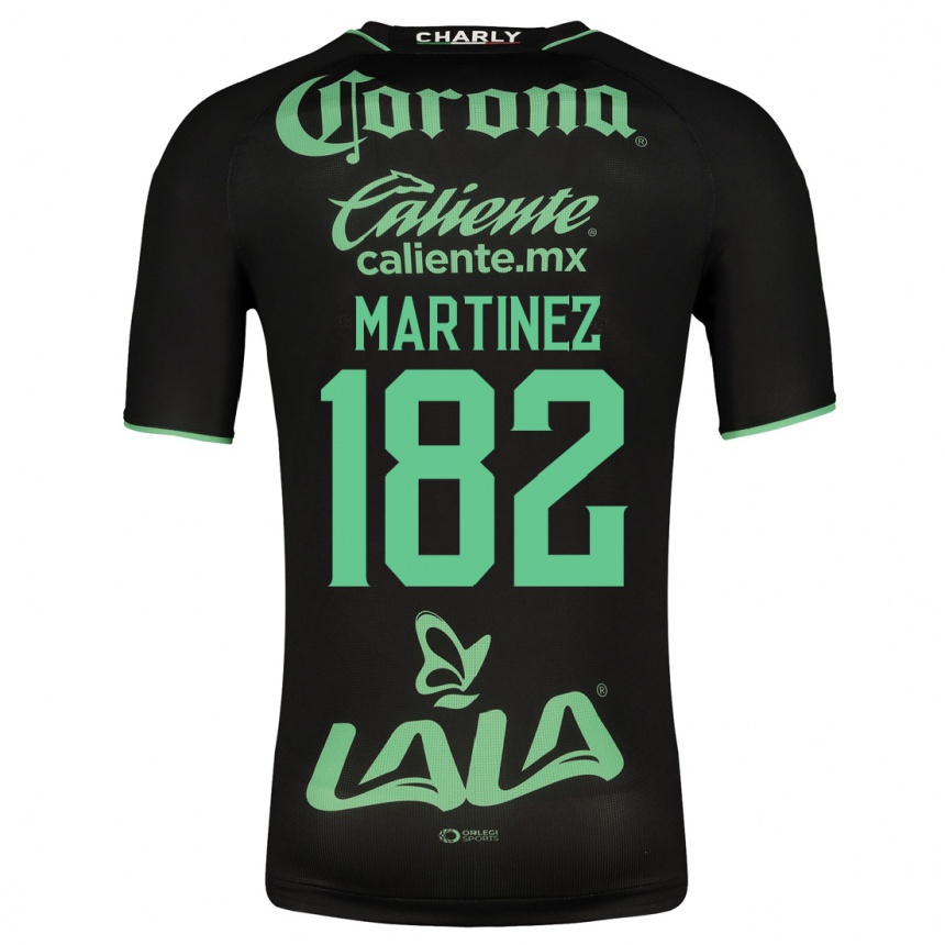 Damen Fußball Diego Martínez #182 Schwarz Auswärtstrikot Trikot 2023/24 T-Shirt Luxemburg