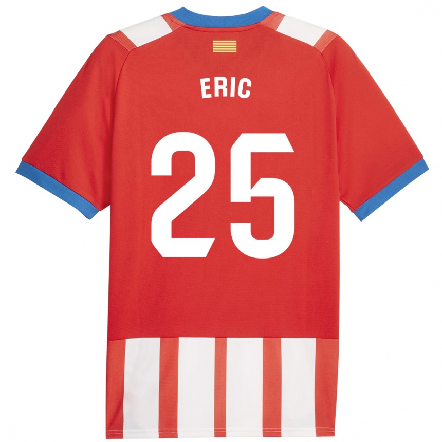 Kinder Fußball Eric Garcia #25 Rot-Weiss Heimtrikot Trikot 2023/24 T-Shirt Luxemburg