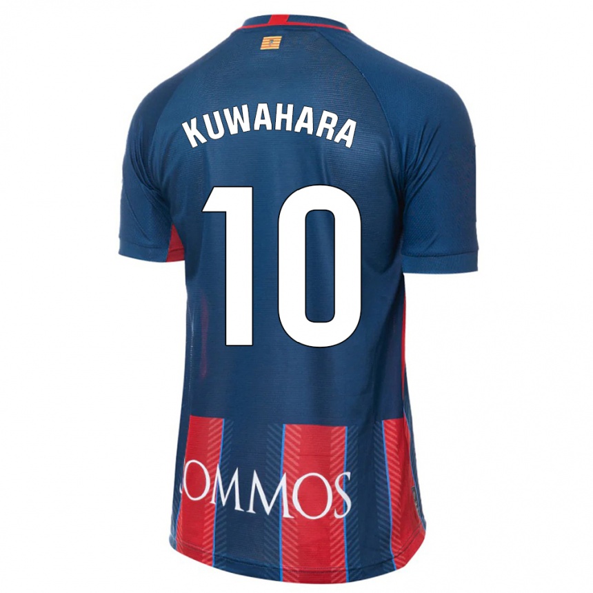 Kinder Fußball Akane Kuwahara #10 Marine Heimtrikot Trikot 2023/24 T-Shirt Luxemburg