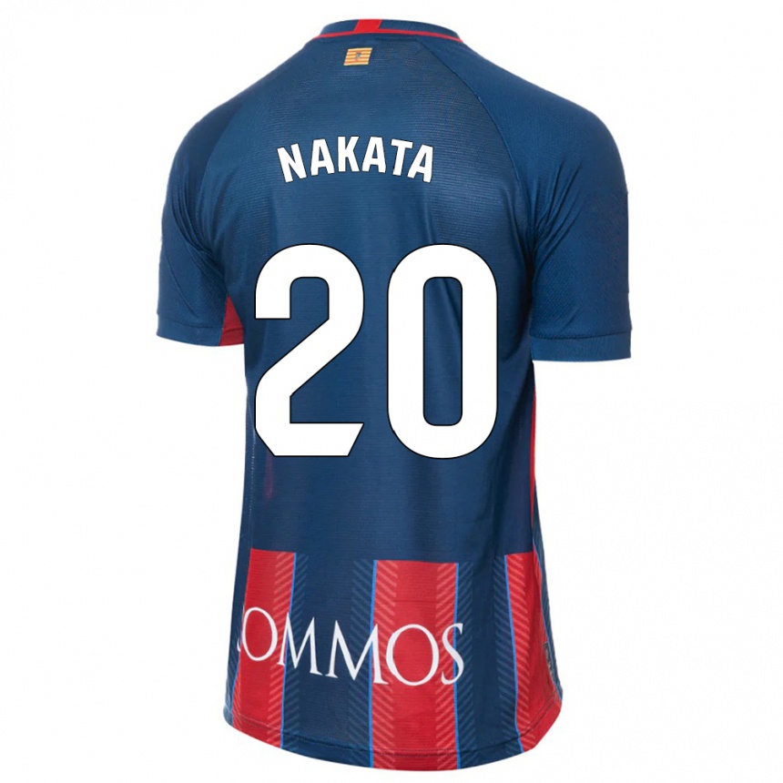 Kinder Fußball Yuki Nakata #20 Marine Heimtrikot Trikot 2023/24 T-Shirt Luxemburg