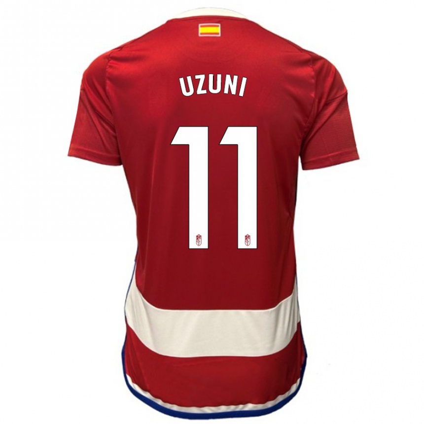 Kinder Fußball Myrto Uzuni #11 Rot Heimtrikot Trikot 2023/24 T-Shirt Luxemburg
