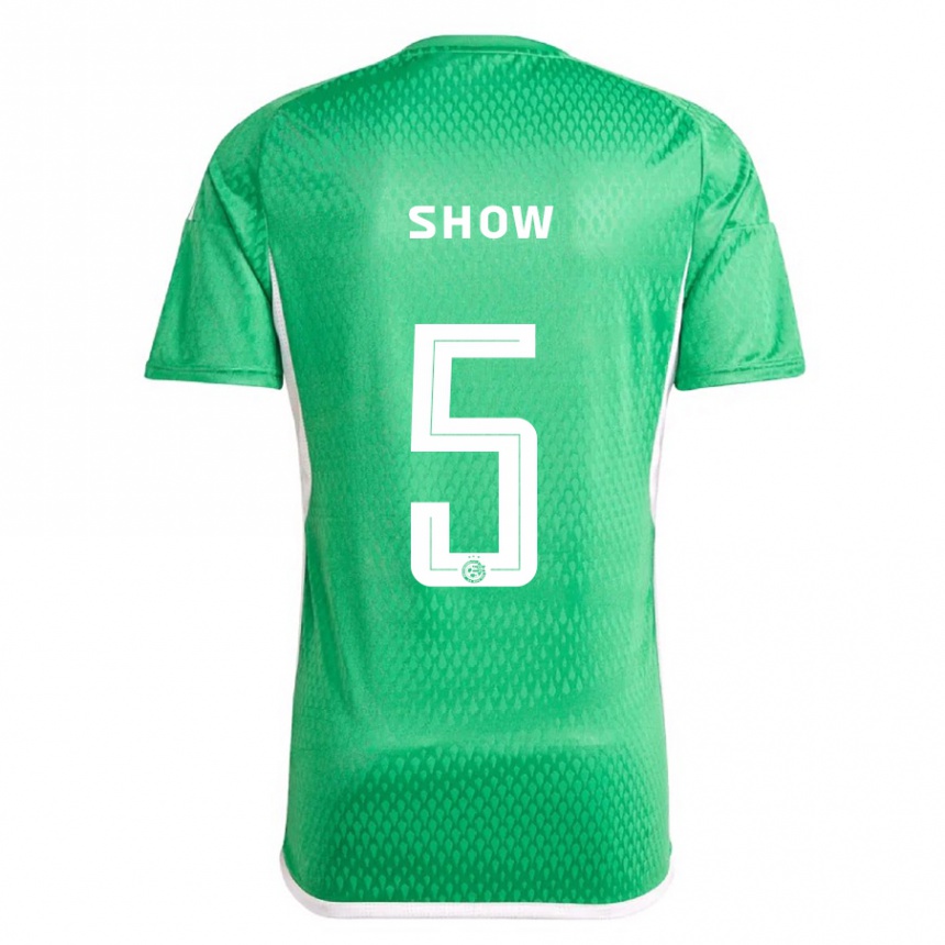Kinder Fußball Show #5 Weiß Blau Heimtrikot Trikot 2023/24 T-Shirt Luxemburg