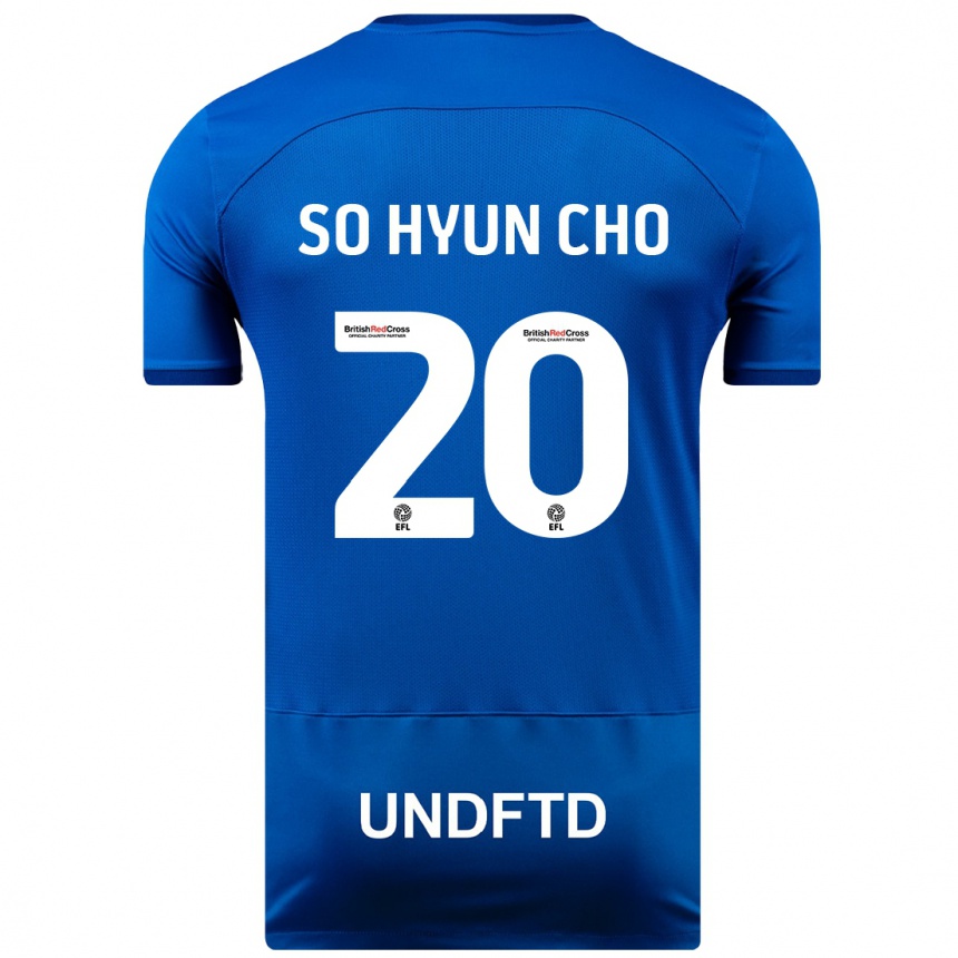 Kinder Fußball Cho So-Hyun #20 Blau Heimtrikot Trikot 2023/24 T-Shirt Luxemburg