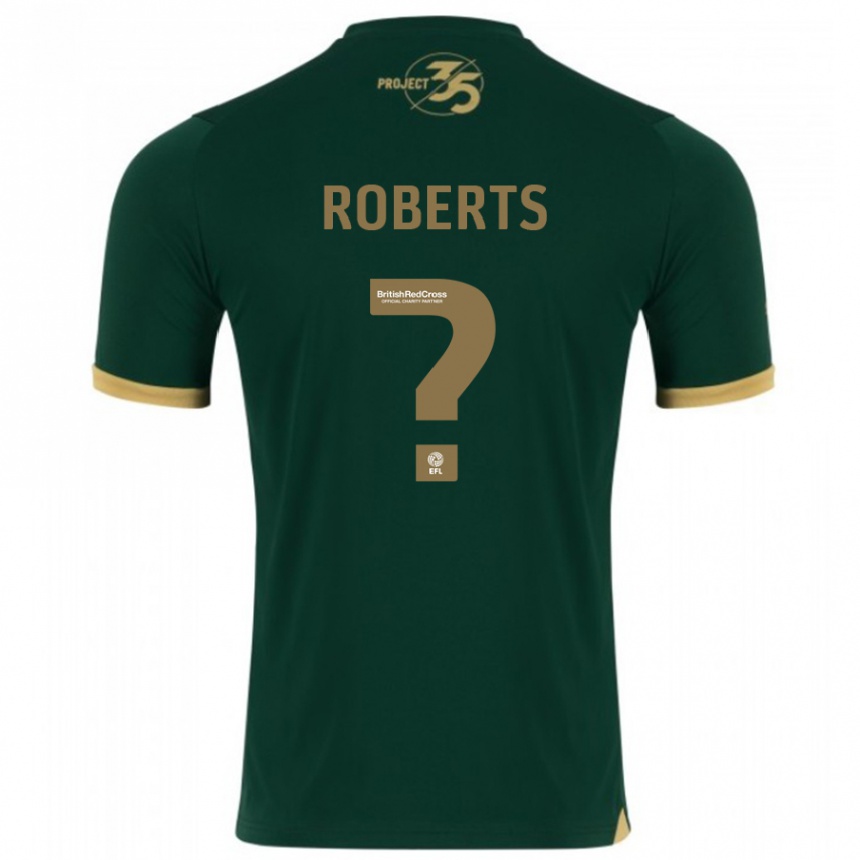 Kinder Fußball Caleb Roberts #0 Grün Heimtrikot Trikot 2023/24 T-Shirt Luxemburg