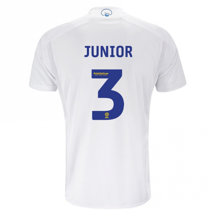 Kinder Fußball Junior Firpo #3 Weiß Heimtrikot Trikot 2023/24 T-Shirt Luxemburg
