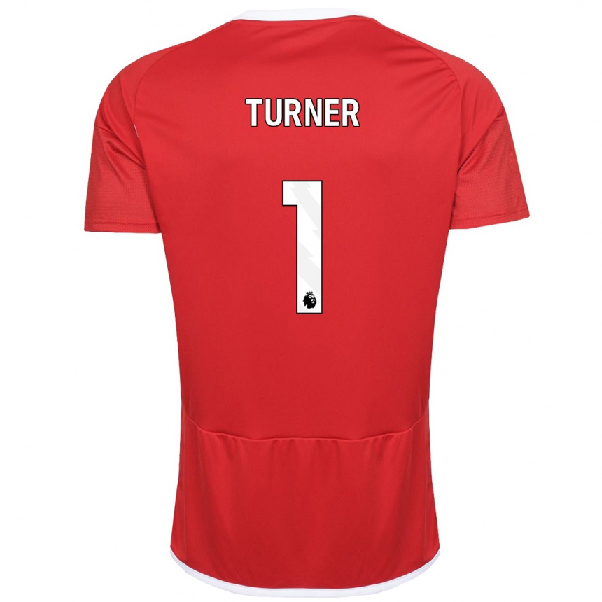 Kinder Fußball Matt Turner #1 Rot Heimtrikot Trikot 2023/24 T-Shirt Luxemburg