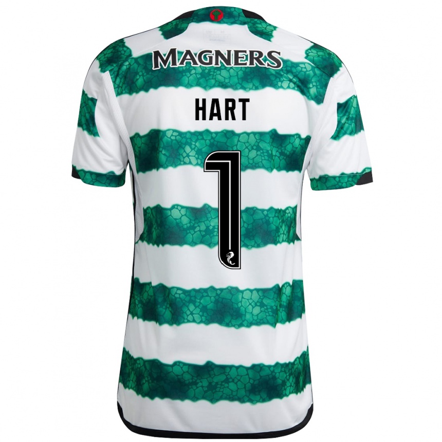 Kinder Fußball Joe Hart #1 Grün Heimtrikot Trikot 2023/24 T-Shirt Luxemburg