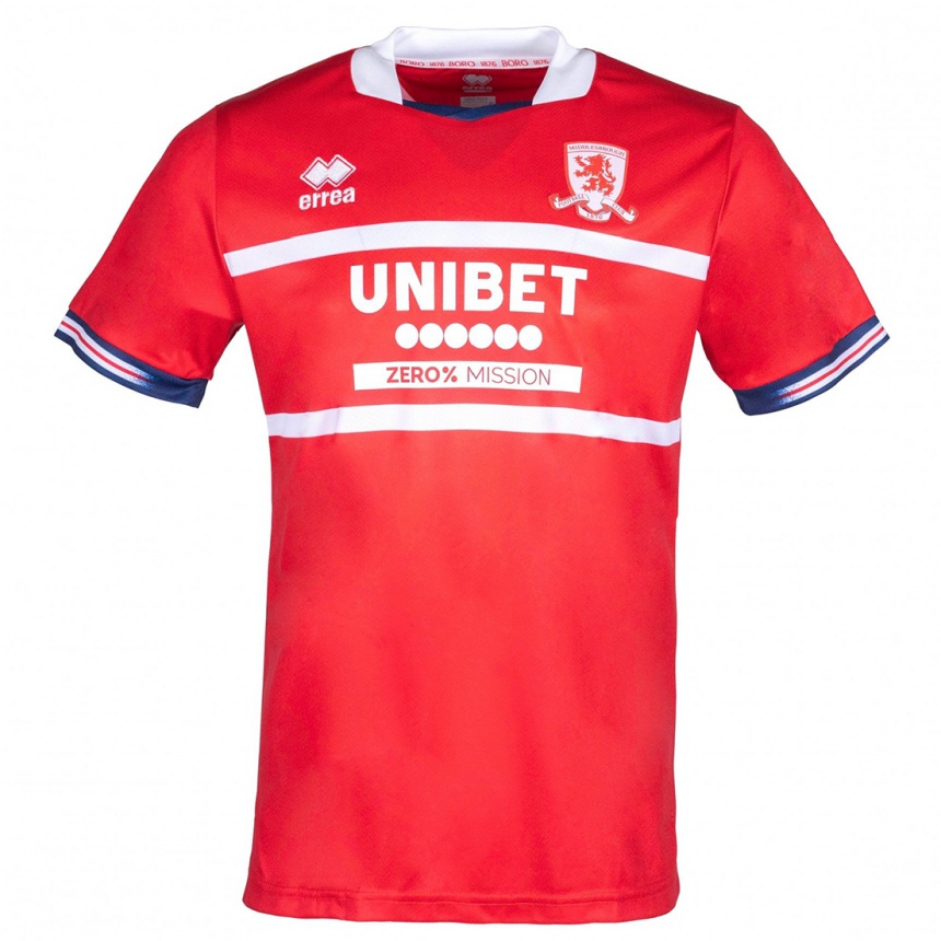 Kinder Fußball Tommy Smith #2 Rot Heimtrikot Trikot 2023/24 T-Shirt Luxemburg