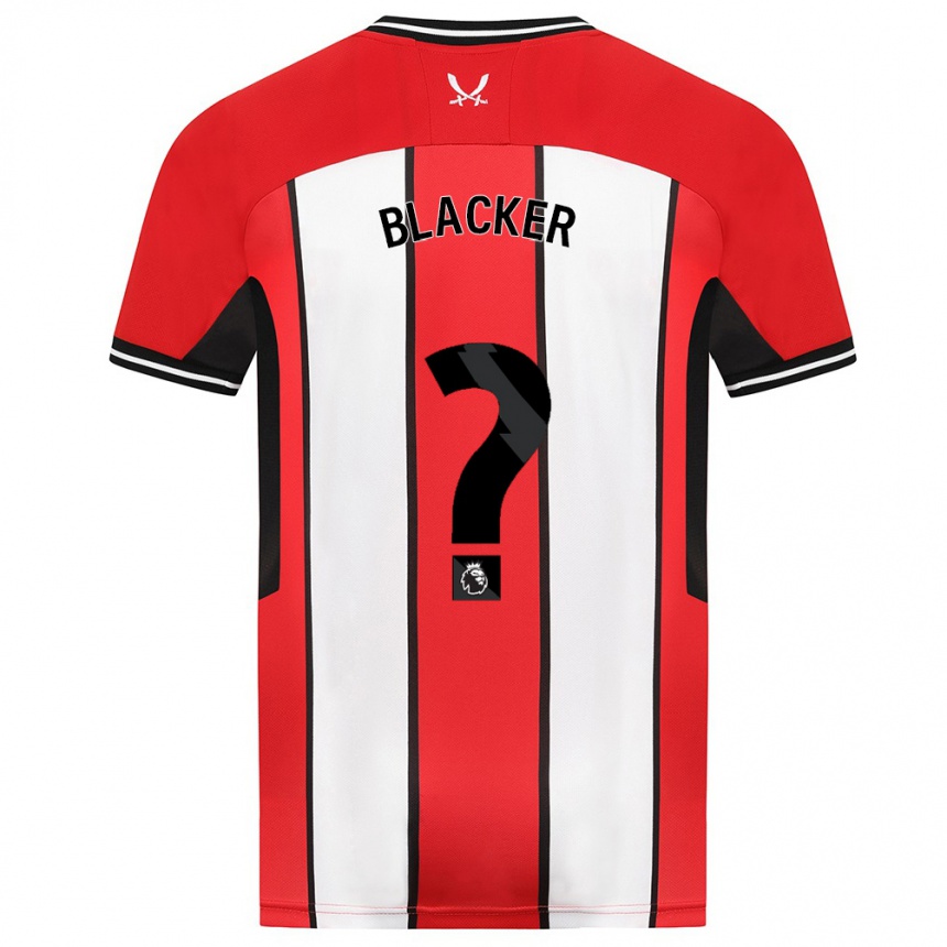 Kinder Fußball Billy Blacker #0 Rot Heimtrikot Trikot 2023/24 T-Shirt Luxemburg