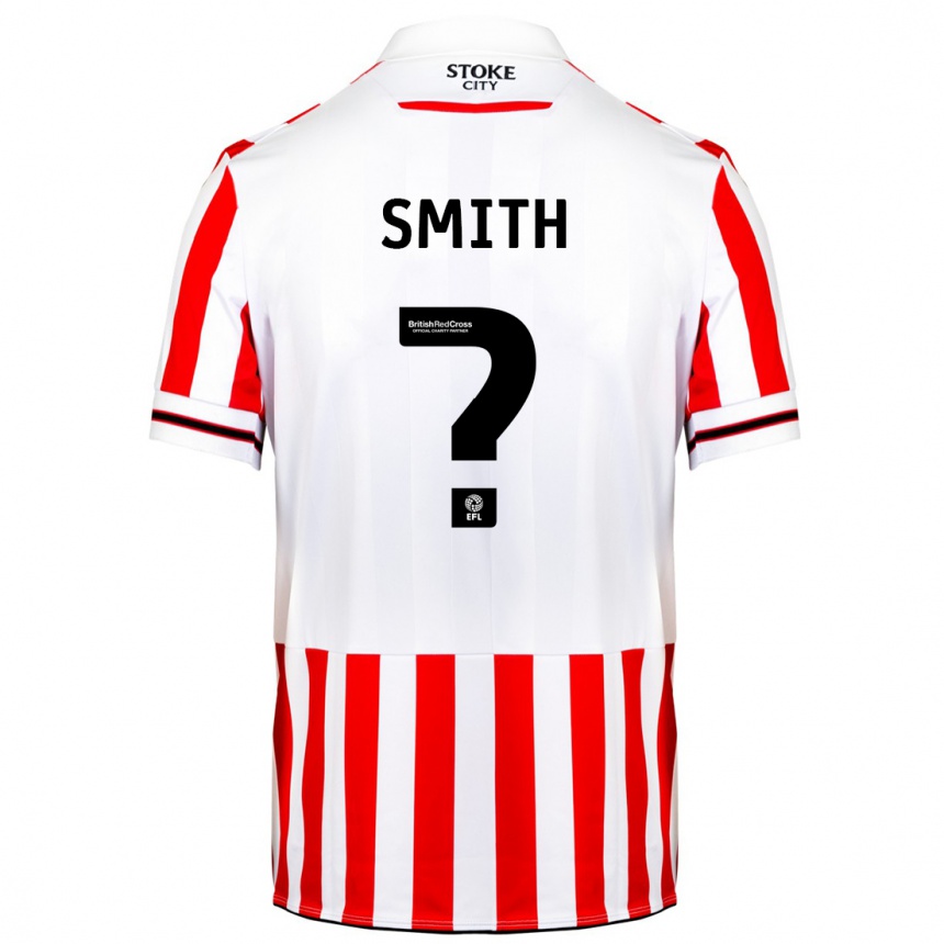 Kinder Fußball William Smith #0 Rot-Weiss Heimtrikot Trikot 2023/24 T-Shirt Luxemburg