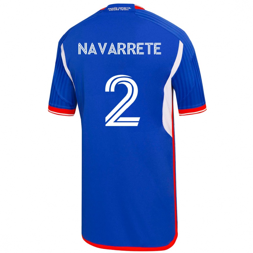 Kinder Fußball Daniel Navarrete #2 Blau Heimtrikot Trikot 2023/24 T-Shirt Luxemburg