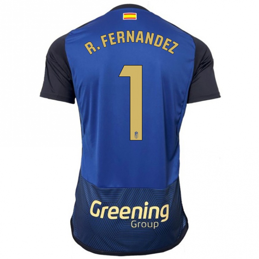 Kinder Fußball Raúl Fernández #1 Marine Auswärtstrikot Trikot 2023/24 T-Shirt Luxemburg