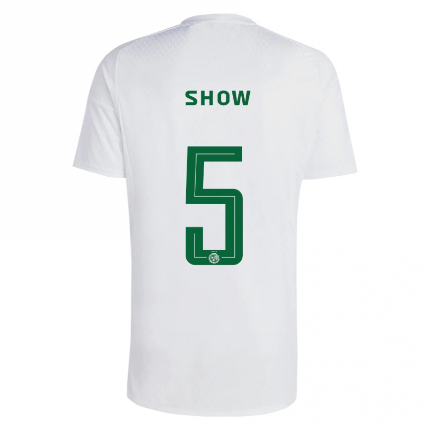 Kinder Fußball Show #5 Grün Blau Auswärtstrikot Trikot 2023/24 T-Shirt Luxemburg