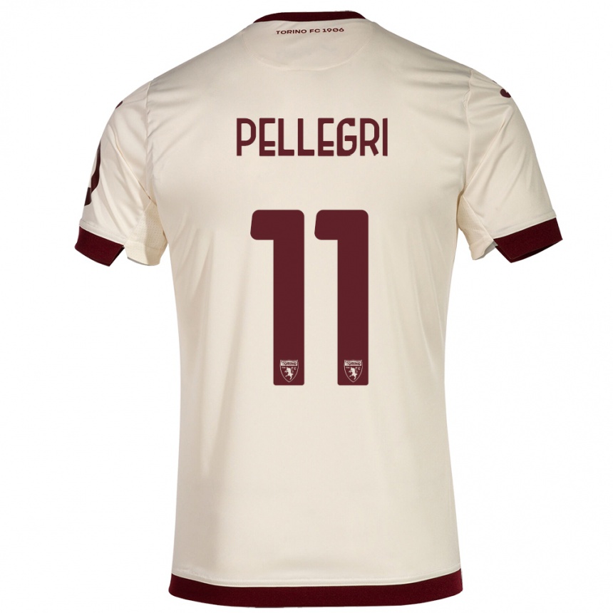 Kinder Fußball Pietro Pellegri #11 Sekt Auswärtstrikot Trikot 2023/24 T-Shirt Luxemburg