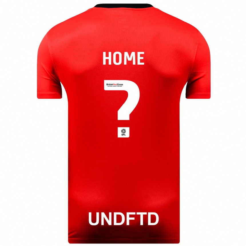 Kinder Fußball Josh Home #0 Rot Auswärtstrikot Trikot 2023/24 T-Shirt Luxemburg