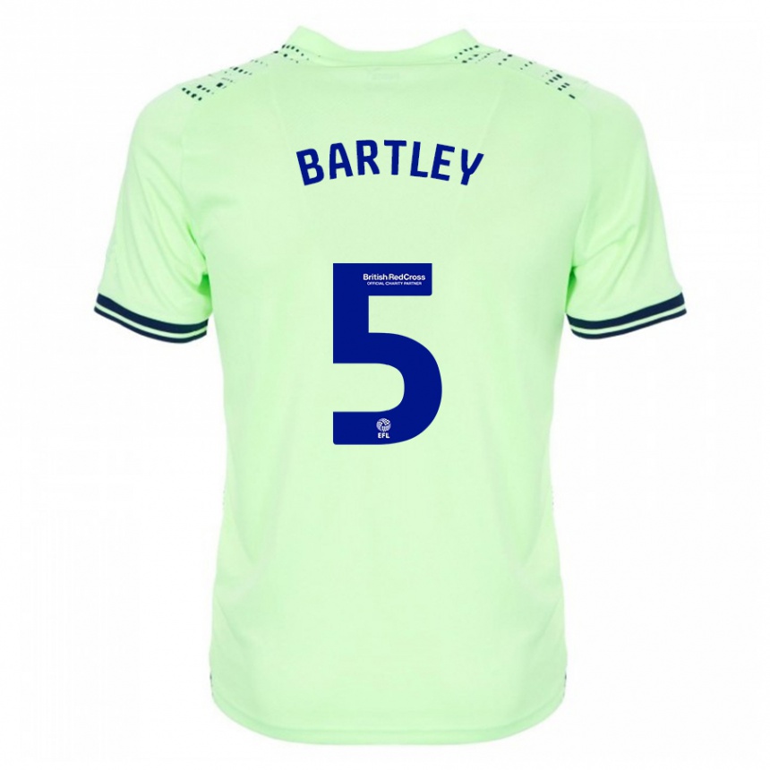 Kinder Fußball Kyle Bartley #5 Marine Auswärtstrikot Trikot 2023/24 T-Shirt Luxemburg