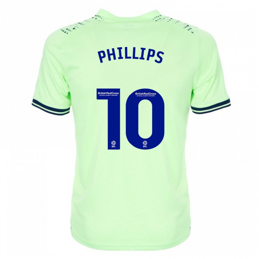 Kinder Fußball Matt Phillips #10 Marine Auswärtstrikot Trikot 2023/24 T-Shirt Luxemburg